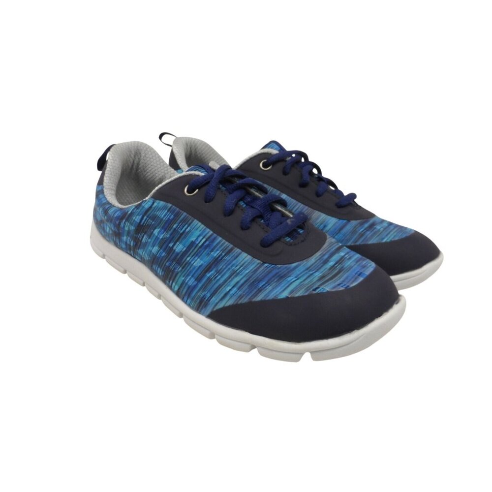 Nurse Mates Women's Dori Lace-Up Slip-Resistant Work Shoes Blue Size 6.5M